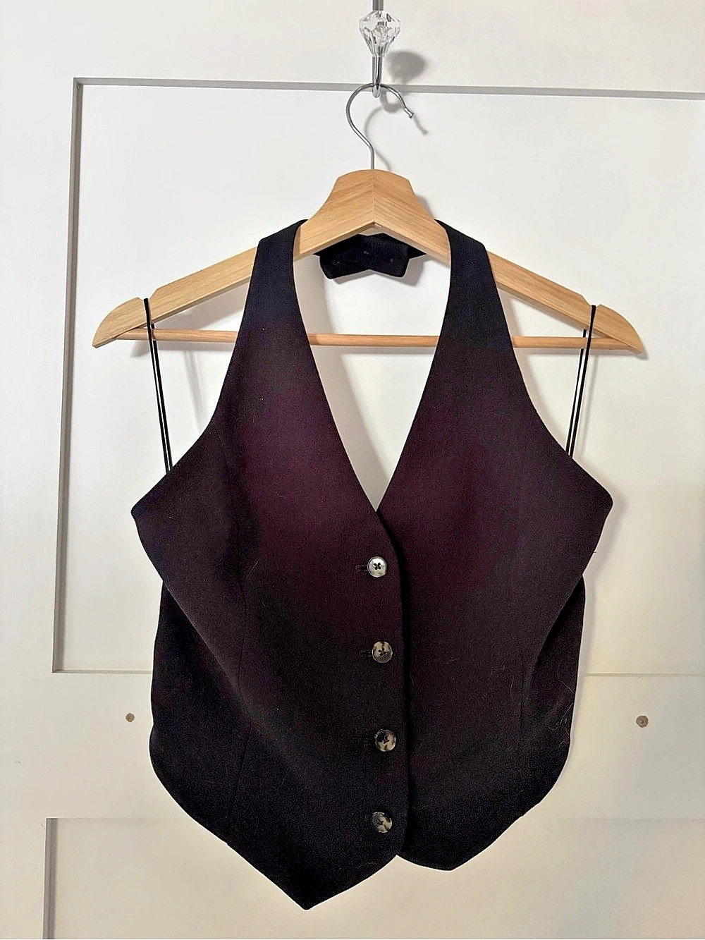 Aritzia / Wilfred Vito Vest Black - Size 8 - BNWT